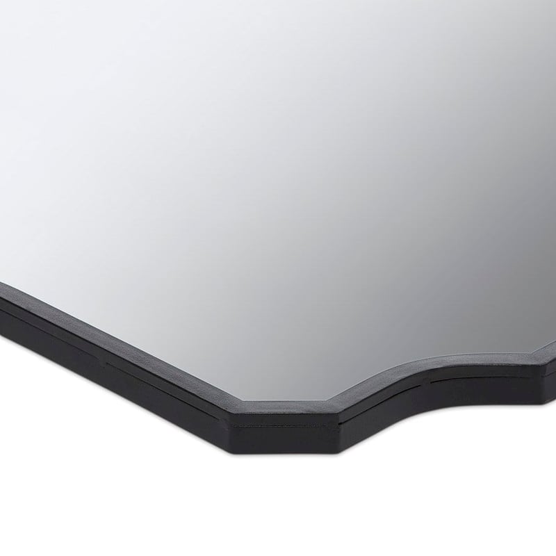 Empire Black Rectangle Mirror