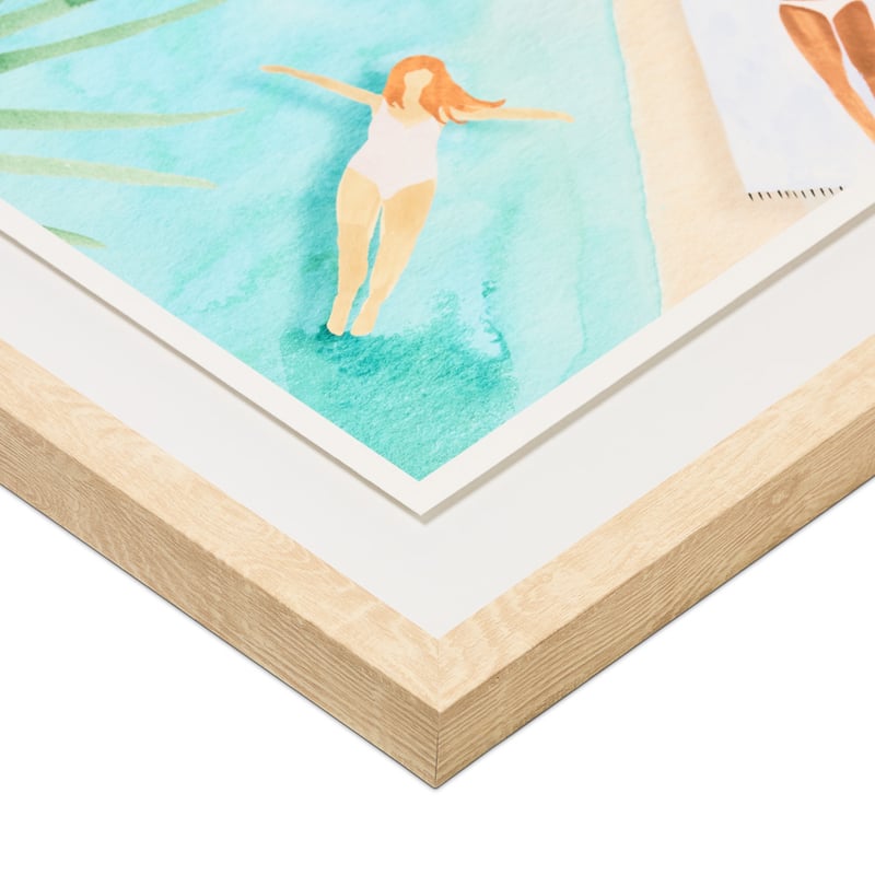 Summer Living Pool Framed Wall Art