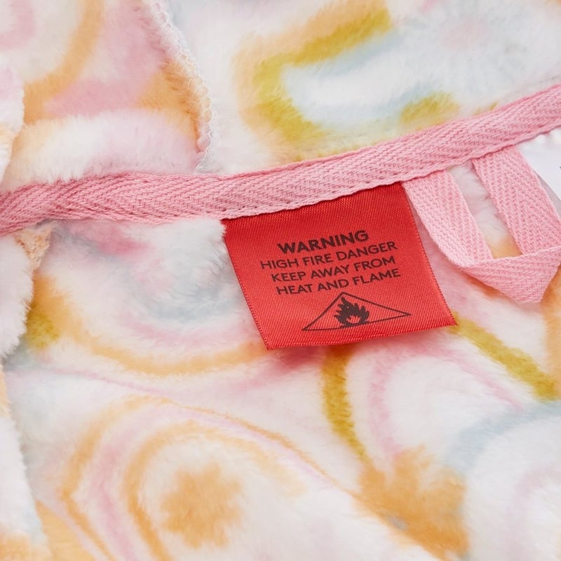 Ultra Soft Sunshine & Rainbows Kids Bathrobe