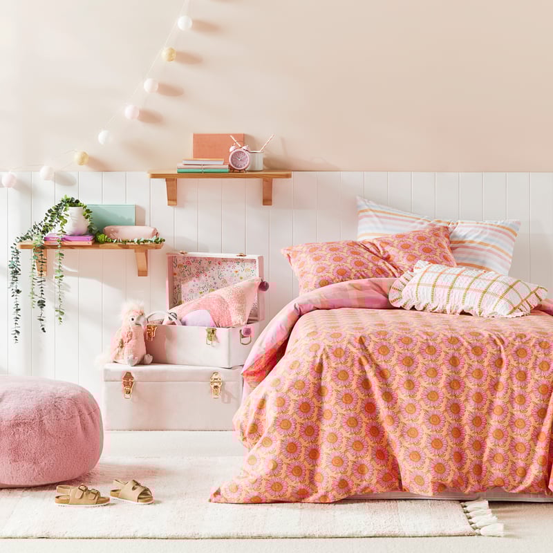 Sunflower Stonewashed Sunset  Quilt Cover Set