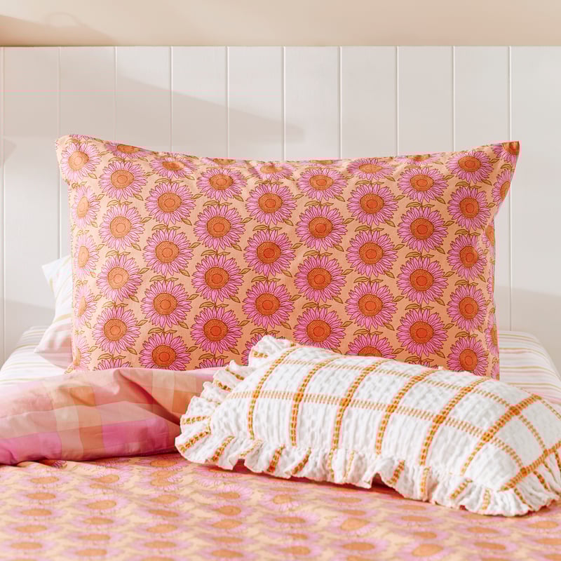 Sunflower Stonewashed Sunset  Quilt Cover Set