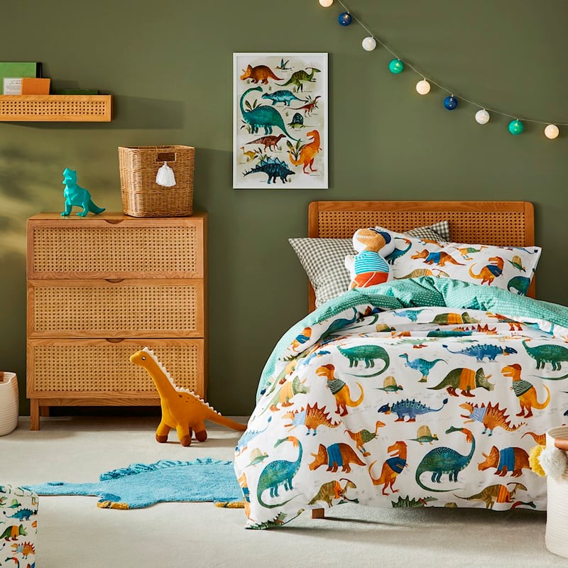 Dressed Up Dino Quilt Cover Set