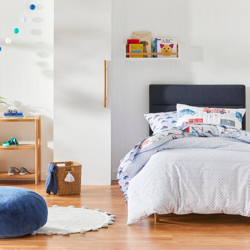 Lights and Sirens White Quilt Cover Set