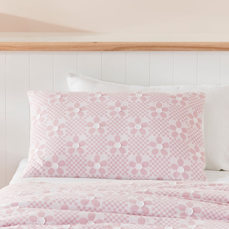 Gypsy Matelasse Pink Quilt Cover Set