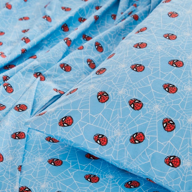 Marvel Flannelette Sheets SB Spiderman