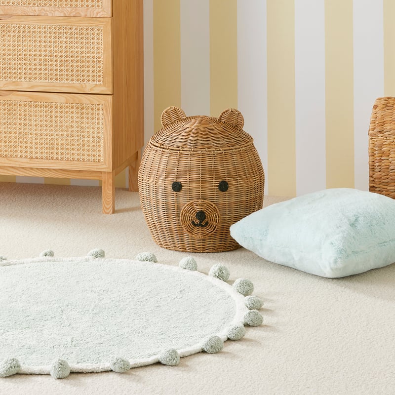 Kids Bear Natural Storage Basket