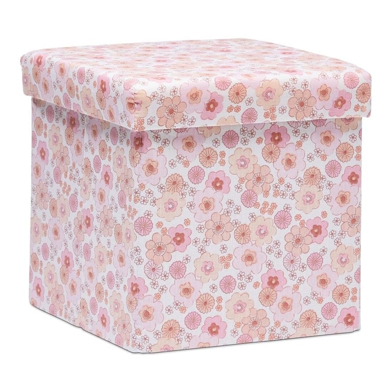 Vintage Floral Storage Box