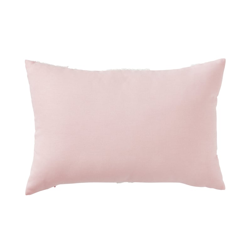Sweet Pink Daisy Tufted Cushion
