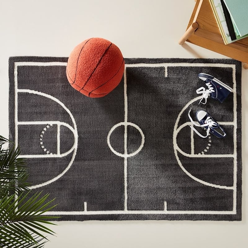 Basketball Court Novelty Rug