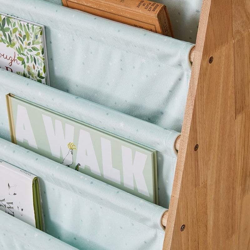 Haven Blue Stars 4 Tier Bookshelf 