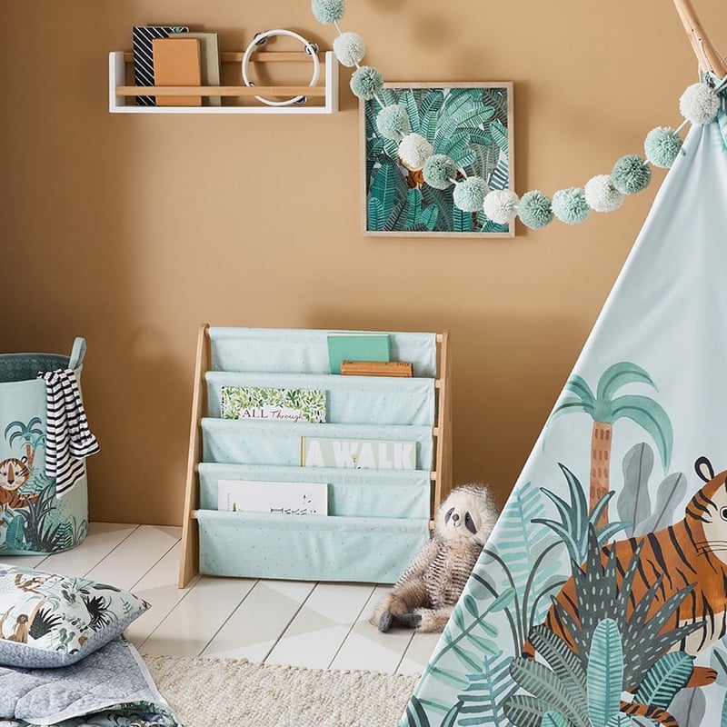 Haven Blue Stars 4 Tier Bookshelf 