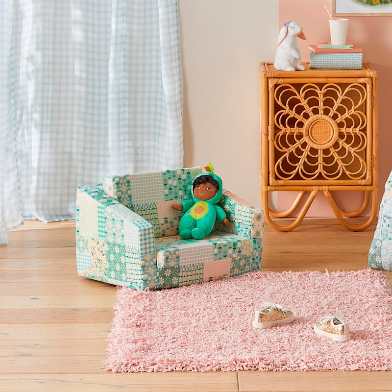 Wild Flower Patchwork Flip Out Sofa