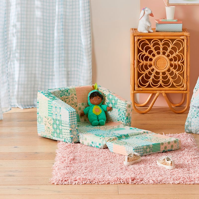 Wild Flower Patchwork Flip Out Sofa