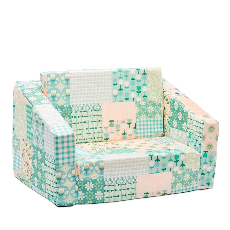 Wild Flower Patchwork Flip Out Sofa