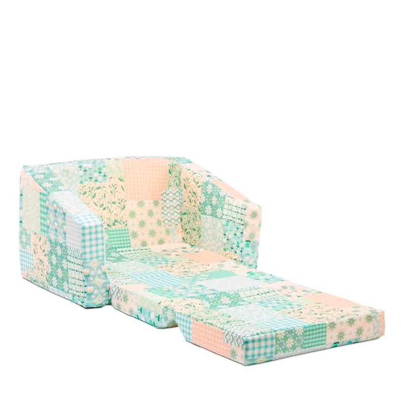Wild Flower Patchwork Flip Out Sofa