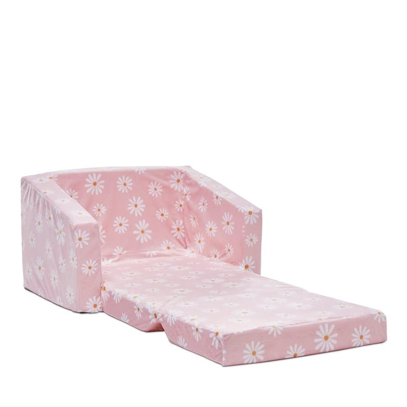Velour Daisy Chains Flip Out Sofa