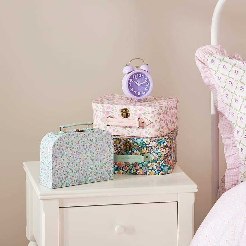 Floral Heirloom Suitcase Set of 3  