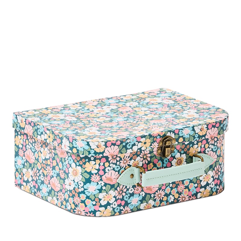 Floral Heirloom Suitcase Set of 3  