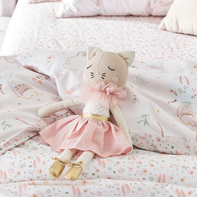 Pink Cat Vintage Toy