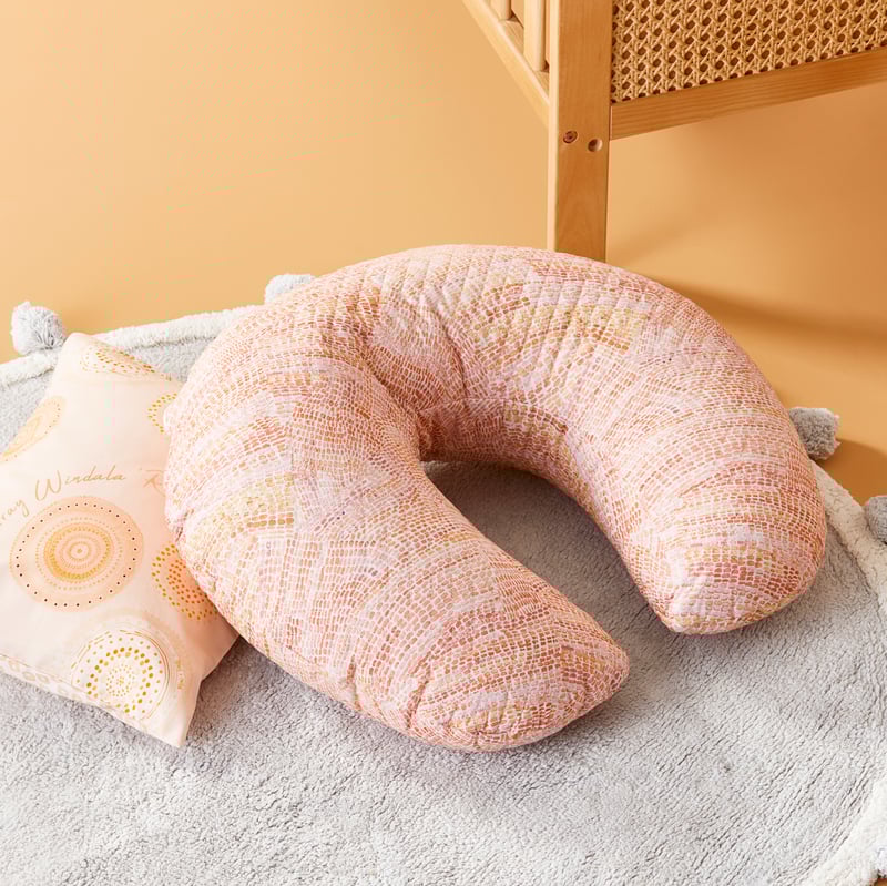 Miimi + Jiinda Jaanymili Coral Nursing Pillow