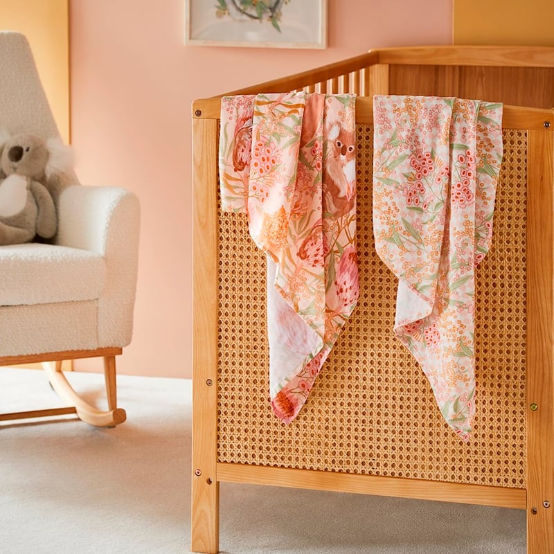 Cotton Pretty Flora Muslin Swaddle Pack of 2