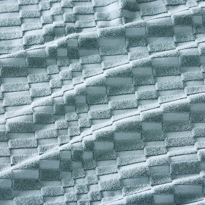 Boston Sea Blue Check Towel Range