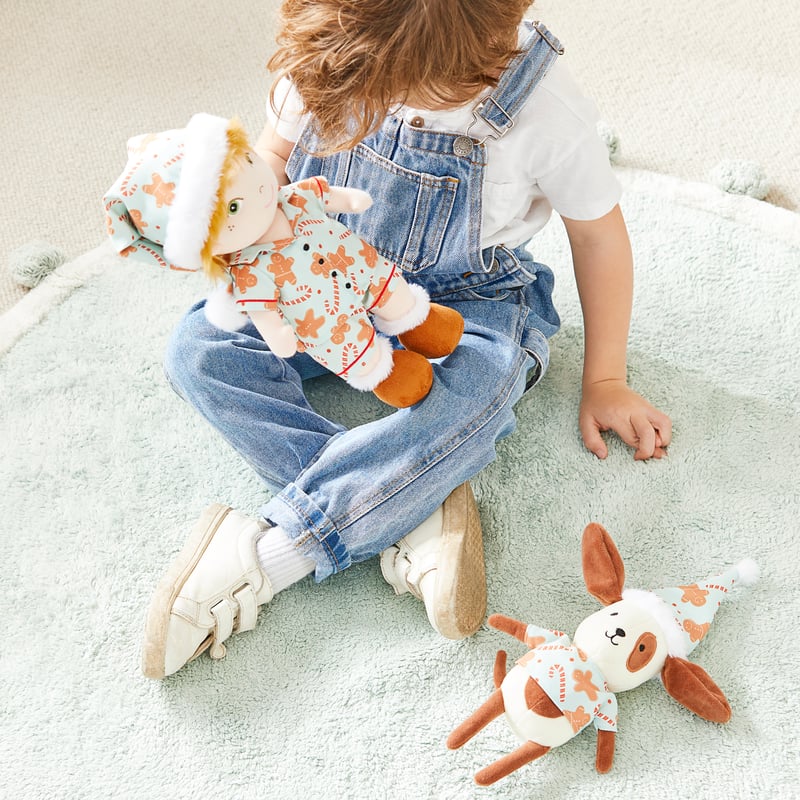 Jasper & Patch Sage Christmas PJ Pals