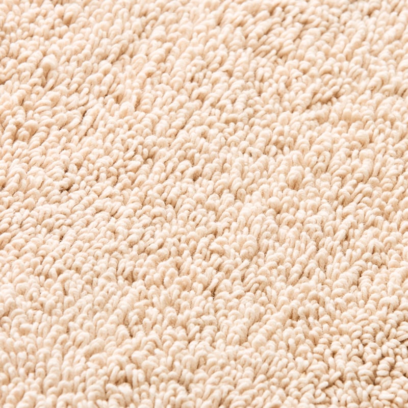 Nicola Beach Combed Cotton Circle Bath Mat