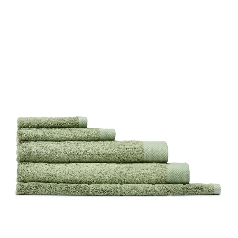 Navara Solid Pine Bamboo Cotton Bath Mat