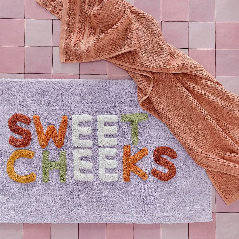 Sweet Cheeks Lilac Multi Bath Mat