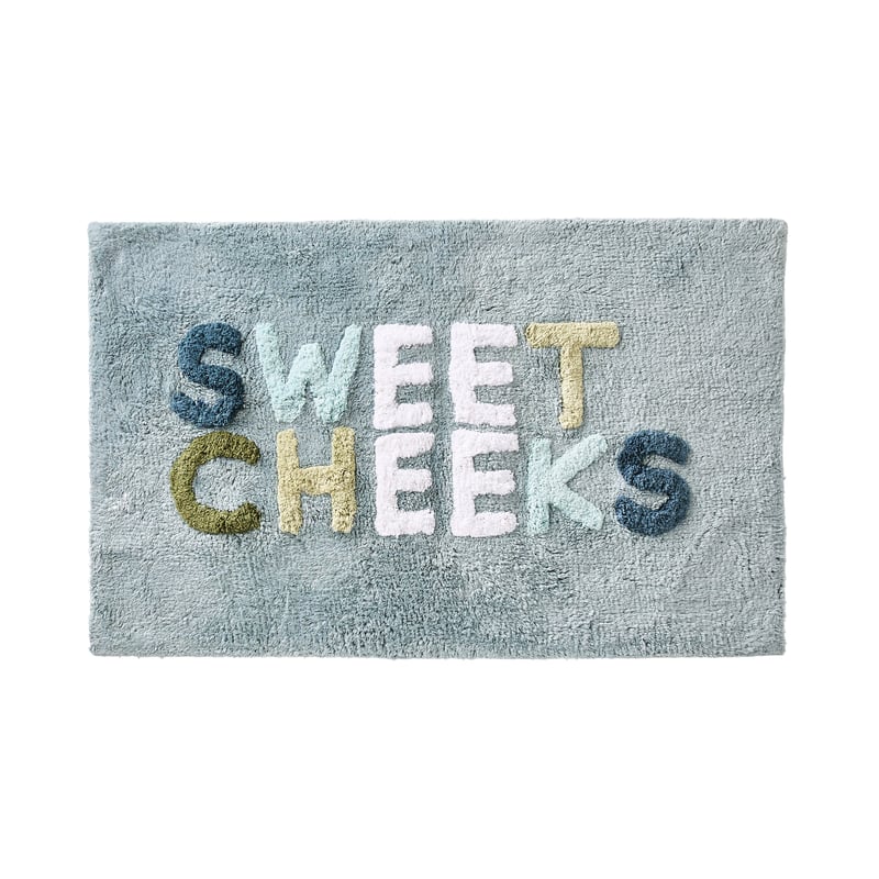 Sweet Cheeks Sea Blue Bath Mat