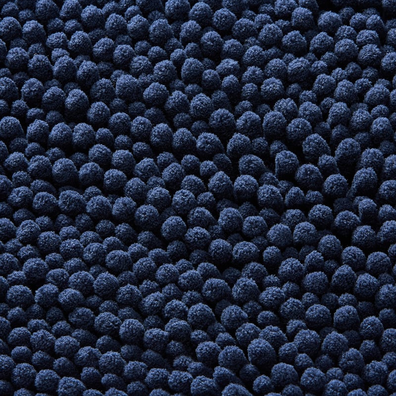 Microplush Indigo Bobble Bath Runner