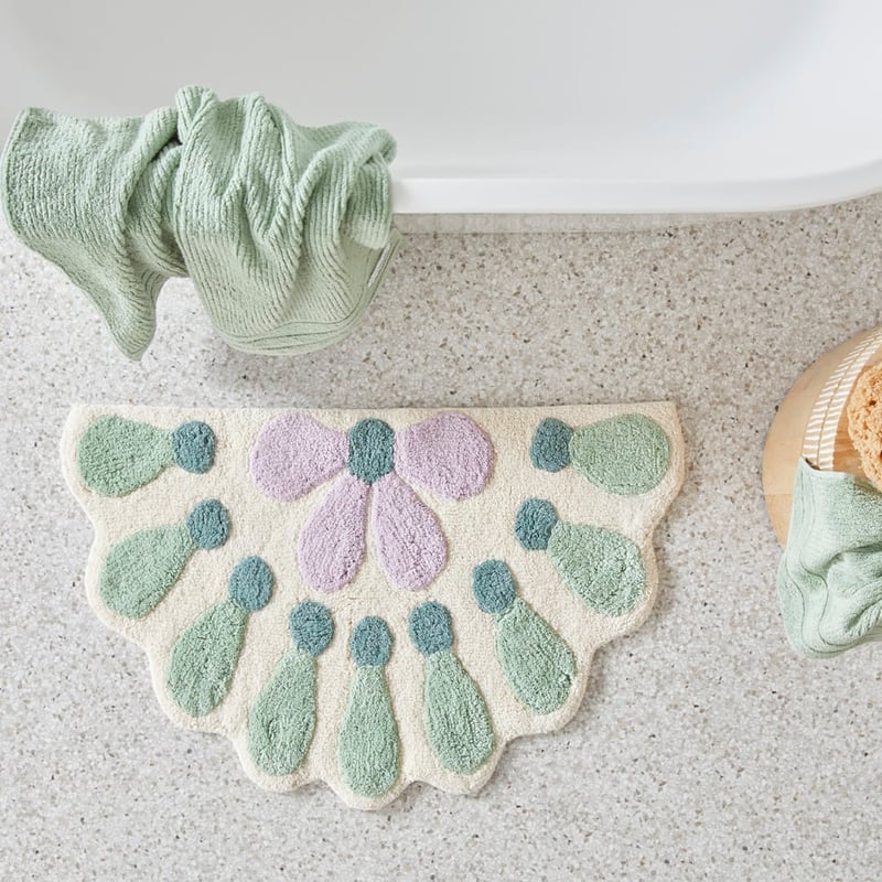 Clover Lilac Multi Bath Mat