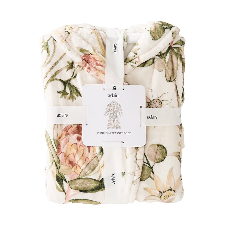 Printed Ultra Soft Sand Multi Golden Wattle Robe