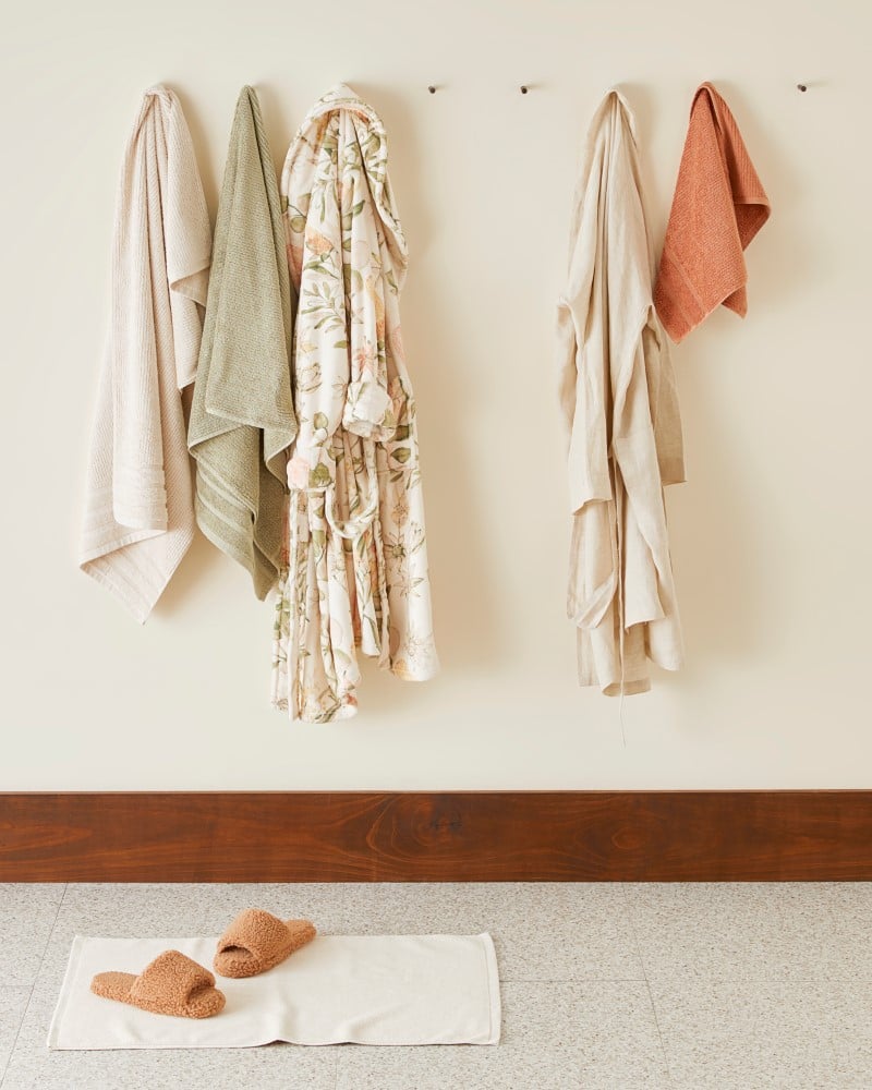 Printed Ultra Soft Sand Multi Golden Wattle Robe