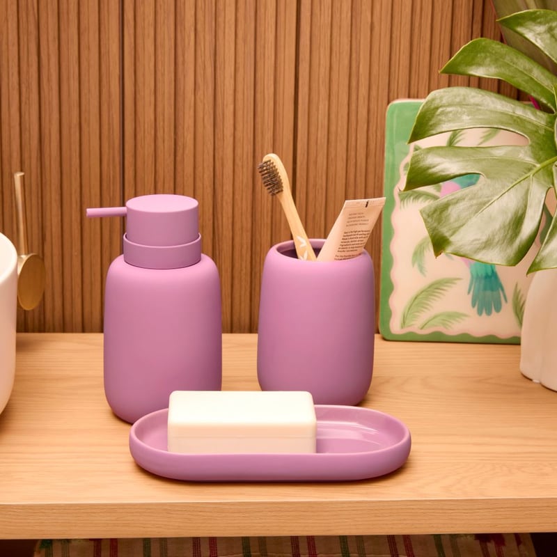 Felix Boysenberry Bathroom Accessories