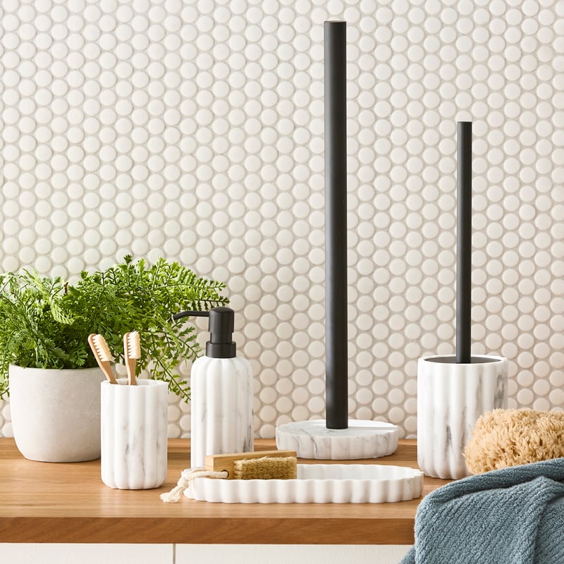 Delphine Marble Bathroom Accessories