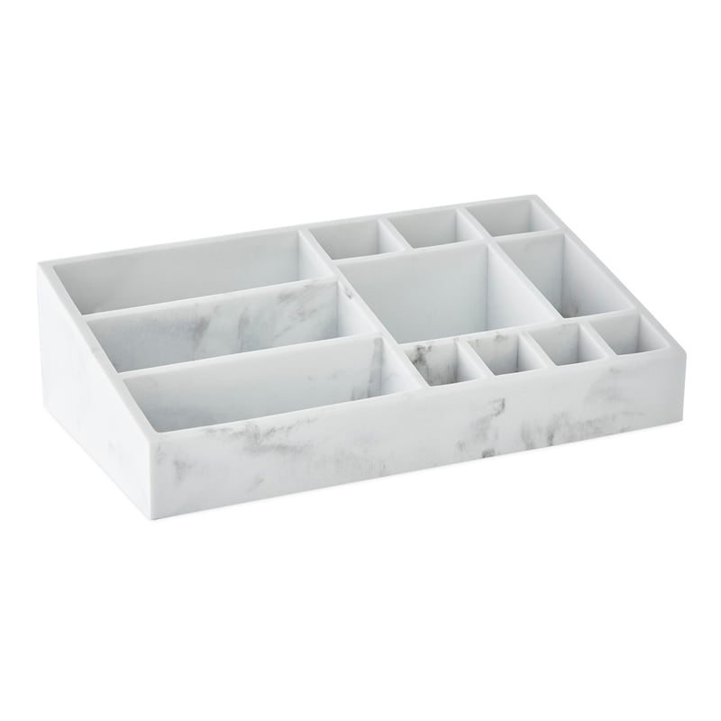 Mayfair Marble & Silver Bathroom Accessories