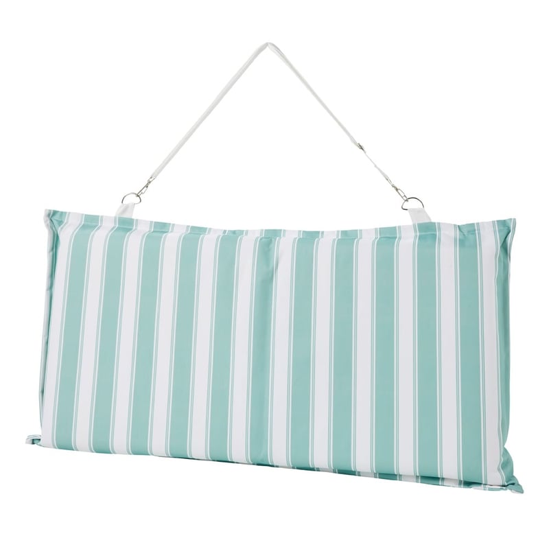 Evergreen Stripe Padded Canvas Beach Chair