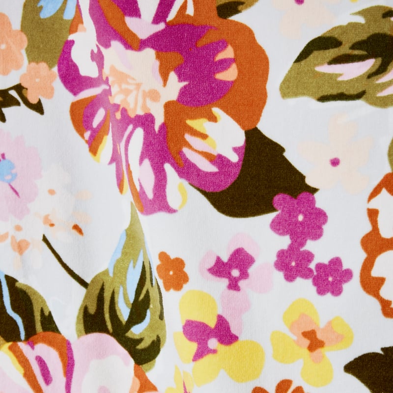 Byron Floral Blue Sand Free Beach Towel