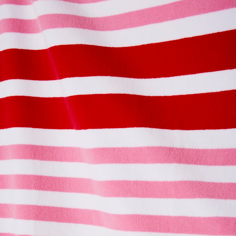 Sea Stripe Red Sand Free Beach Towel