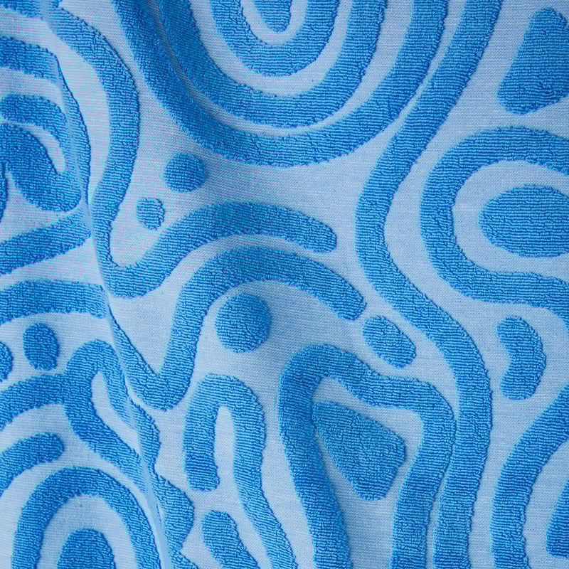 Samoa Blue Quick Dry Beach Towel