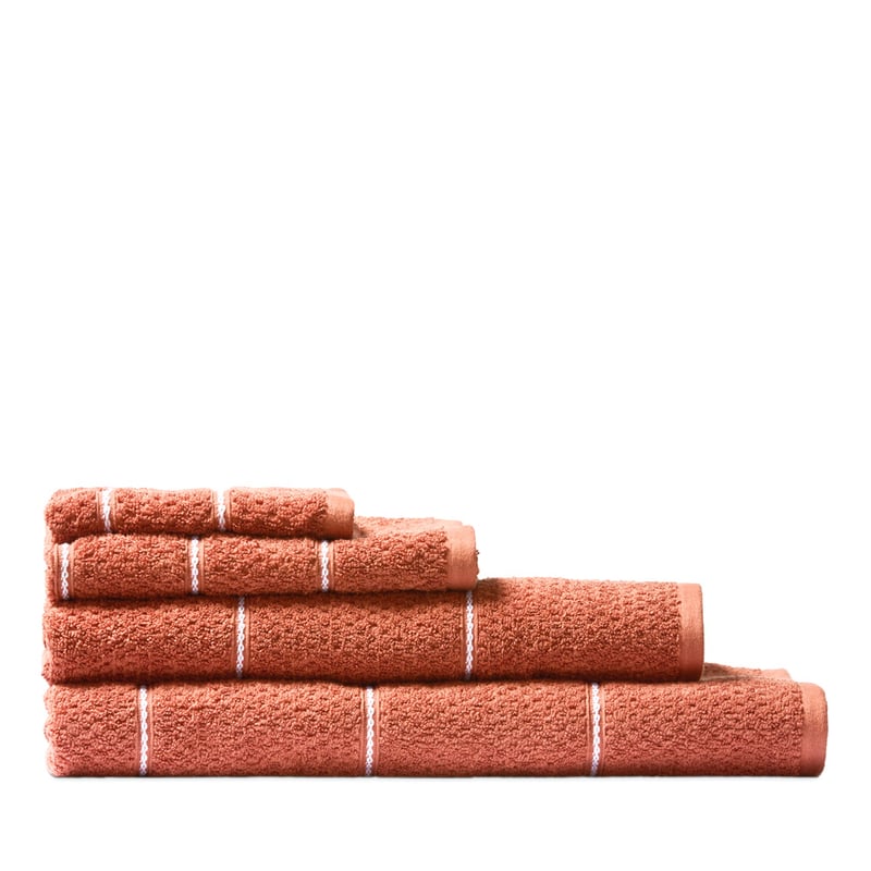Dakota Cinnamon Stripe Bath Towel Range