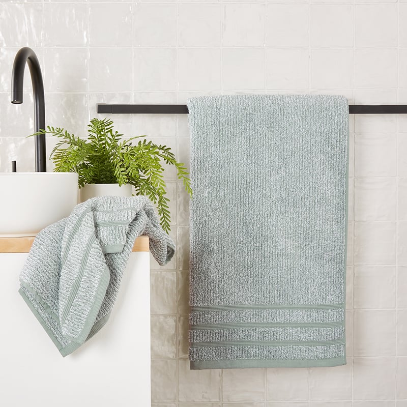 Flinders  Mint Marle Towel Range