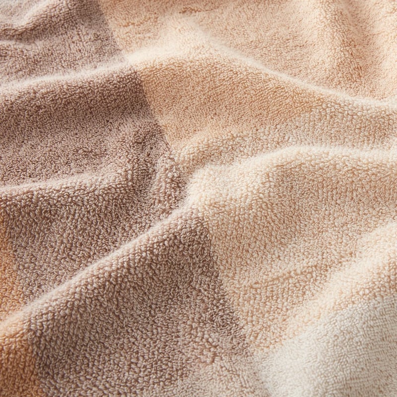 Brooklyn Natural Multi Check Towel Range