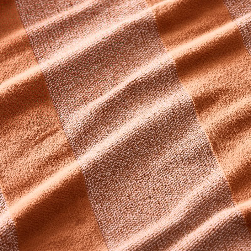 Indiana Chestnut Velour Stripe Towel Range