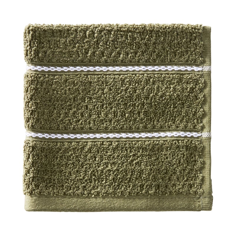 Dakota Avocado Stripe Bath Towel Range