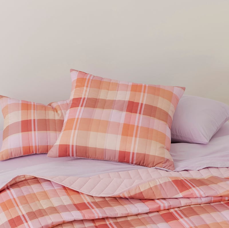 Sunset Check Quilted Coverlet Separates