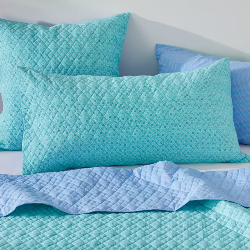 Panama Green Quilted Coverlet Separates