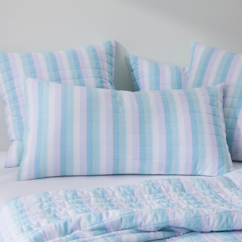 Cheerful Stripe Sorbet Quilted Coverlet Separates